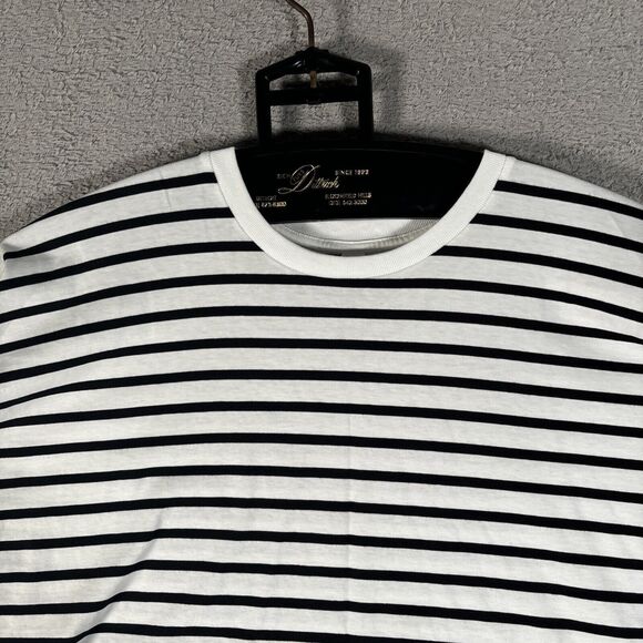 Uniqlo Women’s Size S Long Sleeve Stripe Top Black White‎ Light Weight Blouse - Picture 8 of 11